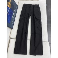 B221美式ins高街筒洗褪多口袋工装休闲牛仔裤LK26648-特P55控98，男装牛仔裤，电商B221