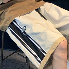 B266-TY12-P45控5823夏季新款纯棉宽松港风透气短裤休闲裤，男装牛仔裤，星座B257-1