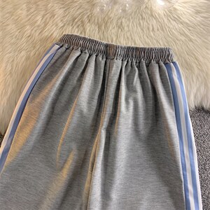 男春秋季港风三杆束脚裤K09P28图片