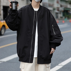 现货春季新款复古宽松飞行员夹克美式潮牌棒球服外套男W7664-P58，男装夹克，星座512-4