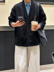 加绒开衫1302-GS01加绒-P40成分98.8%聚酯纤维1.2%氨纶，男装卫衣，星座1302