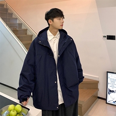 潮流宽松连帽夹克休闲户外冲锋衣A161-CYJK9116-P78，男装夹克，电商A161