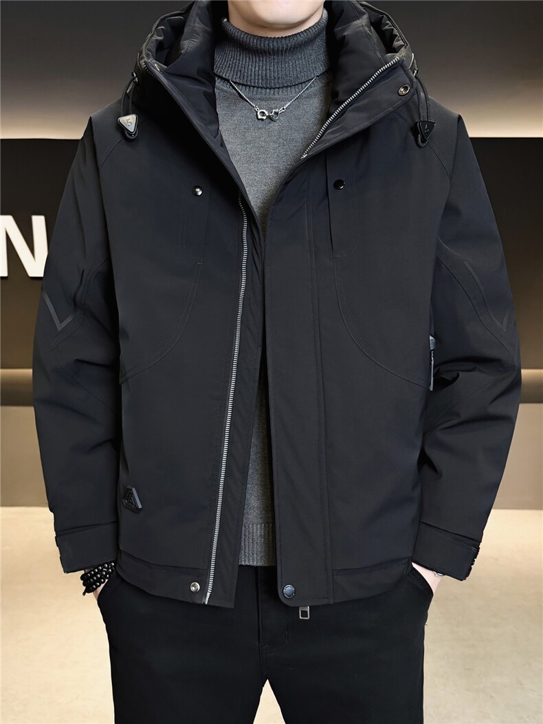 标50男羽绒服连帽休闲外套男休闲羽绒上衣A329-YR2555-P205,男装羽绒服,电商A329