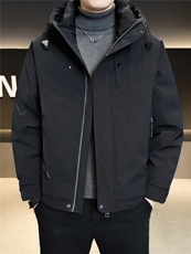 标50男羽绒服连帽休闲外套男休闲羽绒上衣A329-YR2555-P205，男装羽绒服，电商A329