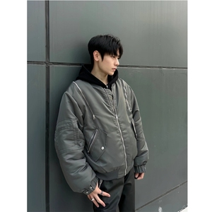 自制款 现货  拉链设计潮流ins夹克外套男 JK086图片