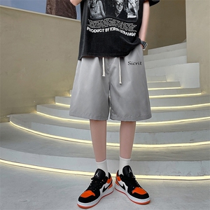 DK39098-P15 港风休闲短裤男士大码运动五分裤男中裤男马裤图片