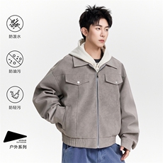 得物二开美式高街潮牌方格设计感夹克外套男2025秋季JK1234-P98，男装夹克，星座1103-3