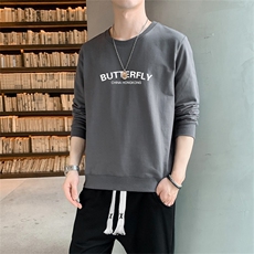 货源秋冬青少年男士字母印花卫衣两件套大码TZ8075，男装卫衣，星座1816-2（原1210–2）