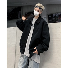F377P68男生秋装新中式潮牛仔外套男复古宽松水洗，男装工装外套，星座512-6
