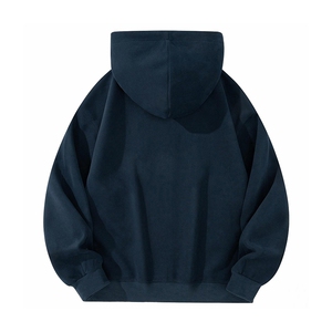 抖音得物二开美式高街重磅结构双层撞色连帽卫衣开衫外套W116图片