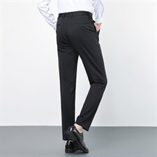 D9206春季新款男士商务休闲弹力纯色休闲裤免烫透气修身长裤P110，男装休闲裤，电商B360