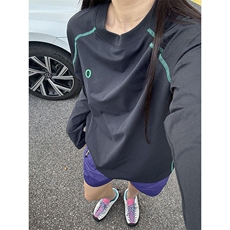 美式高街解构工艺速干长袖T恤男女款防晒罩衫户外运动潮牌骑行服，男装防晒衣，电商A443