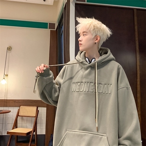 抖音品质加绒潮流立体钢印字母卫衣LMWY03JR-P60  LMWY03-P55图片