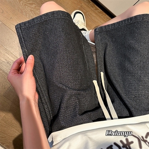 XZ616 夏季星空纹设计款肌理感休闲牛仔短裤 TY2457 特P35控58图片