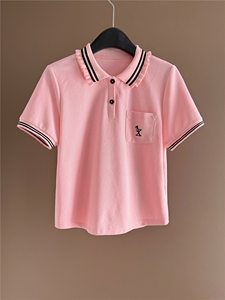 时尚潮流休闲套装裙女夏新款高级感显瘦Polo领短袖上衣裤裙两件套图片