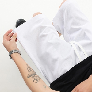8XL-M 特大码冰丝透气垂感短裤男篮球运动五分裤DK1507P30控48图片