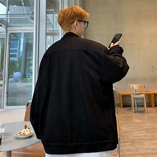 秋季青春流行男麂皮绒夹克XZ158P75，男装夹克，星座1116-2