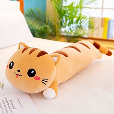 猫咪抱枕皮壳毛绒玩具睡觉床上长条玩偶布娃娃儿童生日礼物猫咪,沐木毛绒玩具厂 猫咪抱枕皮壳毛绒玩具睡觉床上长条玩偶布娃娃儿童生日礼物猫咪,沐木毛绒玩具厂