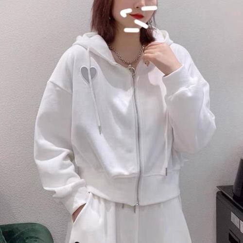 【现货】春夏新款韩版卫衣开衫带帽外套,女装卫衣/绒衫,妍舞飞扬