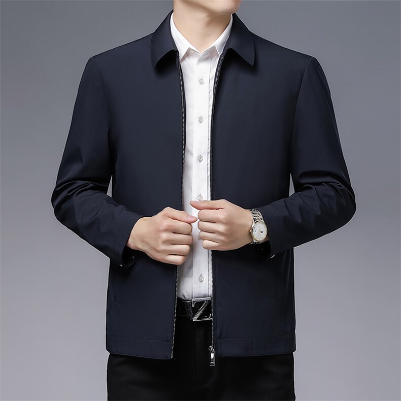 X2119钱塘2020-2商务休闲百塔春秋款新款中年男士夹克外套P125,男装夹克,钱塘207-2