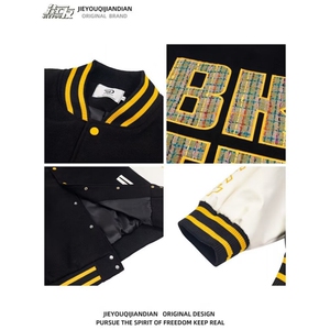 1506-1/JL61/P42民族刺绣fock棒球服夹克男女冬潮牌外套新款上衣图片