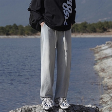 直筒男春秋季宽松美式高街休闲做旧牛仔裤XZ225-3-CK826-P55控72，男装牛仔裤，星座225-3