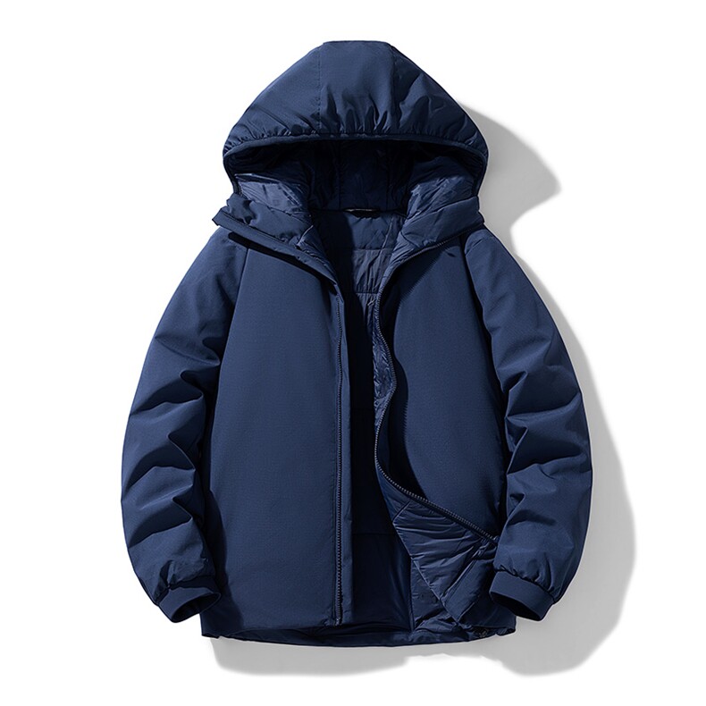 得物潮流高品质冬季连帽加绒加厚棉衣撞色棉服外套MY5568-P95,男装棉衣,星座610B-1