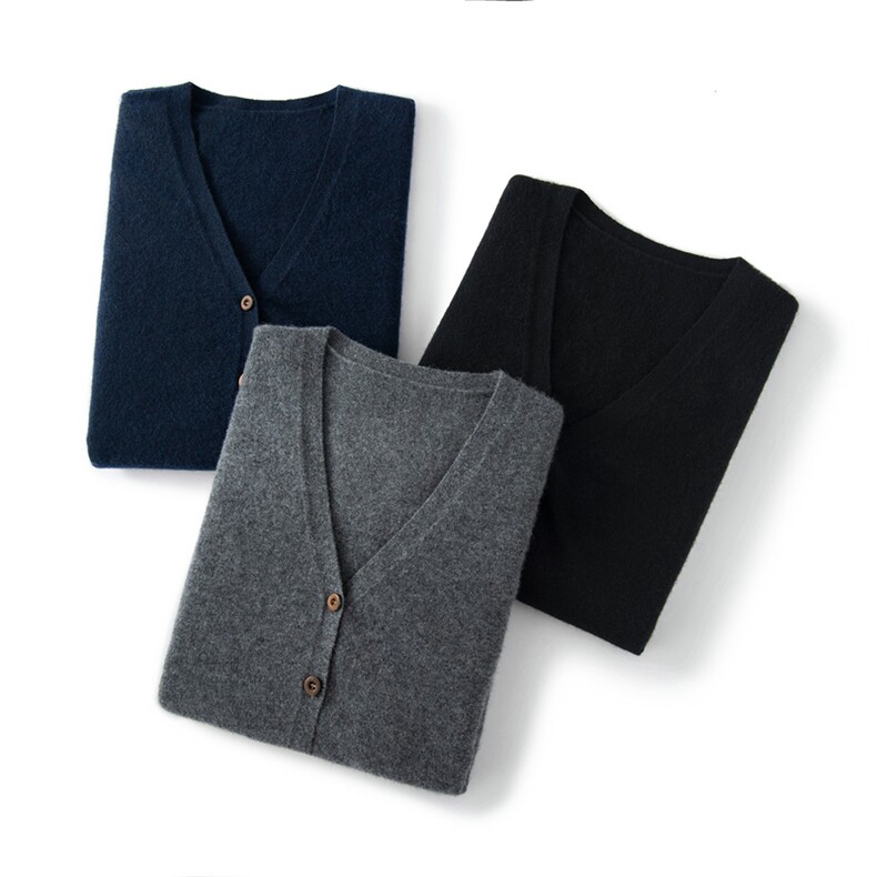 2025年秋季时尚百搭通勤V领马甲，女装马甲，朝思纯山羊绒