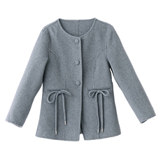 【新款现货】2024秋冬新款气质百搭小香风双面呢套装，女装双面呢大衣，半夏