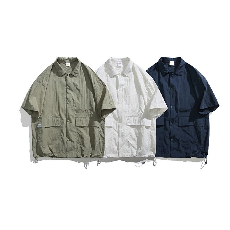 2025夏季新款原创潮牌日系男装衬衫CS318，男装衬衫，电商A101（原外27）