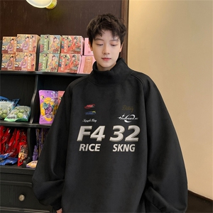 23秋季港风麂皮绒半高领卫衣GJW3345-P45控68图片