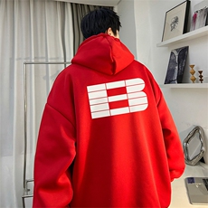 抖音得物供货可提供视频秋冬重磅美式宽松连帽卫衣DL1907，男装卫衣，电商A486