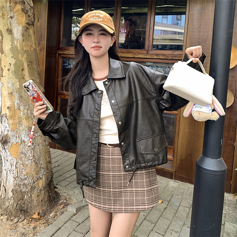 2024【新现货】墨绿色皮衣082-5882P145K218,女装皮衣,浙宝192（原082）