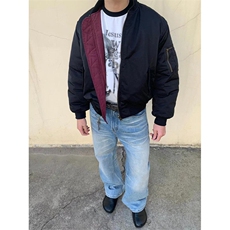 双面穿男生外套秋冬本命年红色夹棉夹克加厚棒球棉服cleanfit棉衣，男装夹克，星座1116A（原606A-3）