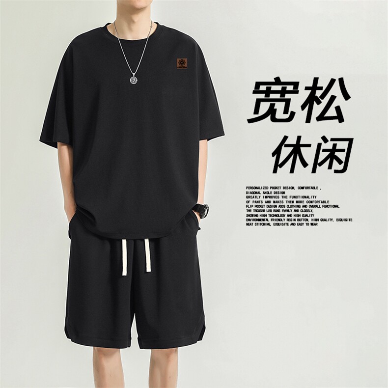 短袖t恤男士夏季薄款速干潮牌运动套装篮球衣服TZ15-特批-68图片