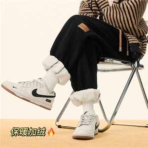 2025冬季新款灯芯绒加绒加厚保暖束脚休闲裤B313-K879JR-p55控78图片