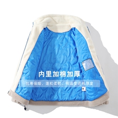 冬款加绒加厚棉衣外套中性风羊羔绒百搭棉服男士8843-P110控价138，男装棉衣，电商A441-1