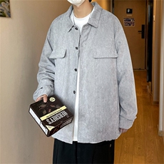 春秋季百搭休闲宽松灯芯绒夹克男士JK156-P60，男装夹克，星座1204