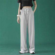 春夏季薄款韩版宽松显瘦休闲冰丝裤2028-特批22