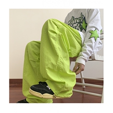 2024新款冰丝裤工装长裤子男女港风潮流宽松直筒休闲长裤k288/P45，男装工装外套，星座506