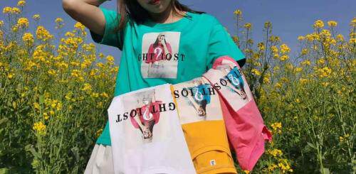 时尚潮流潮流T，女装，酒酿丸子