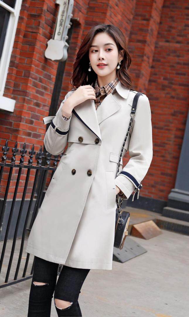 春装风衣，女装风衣，千娜利