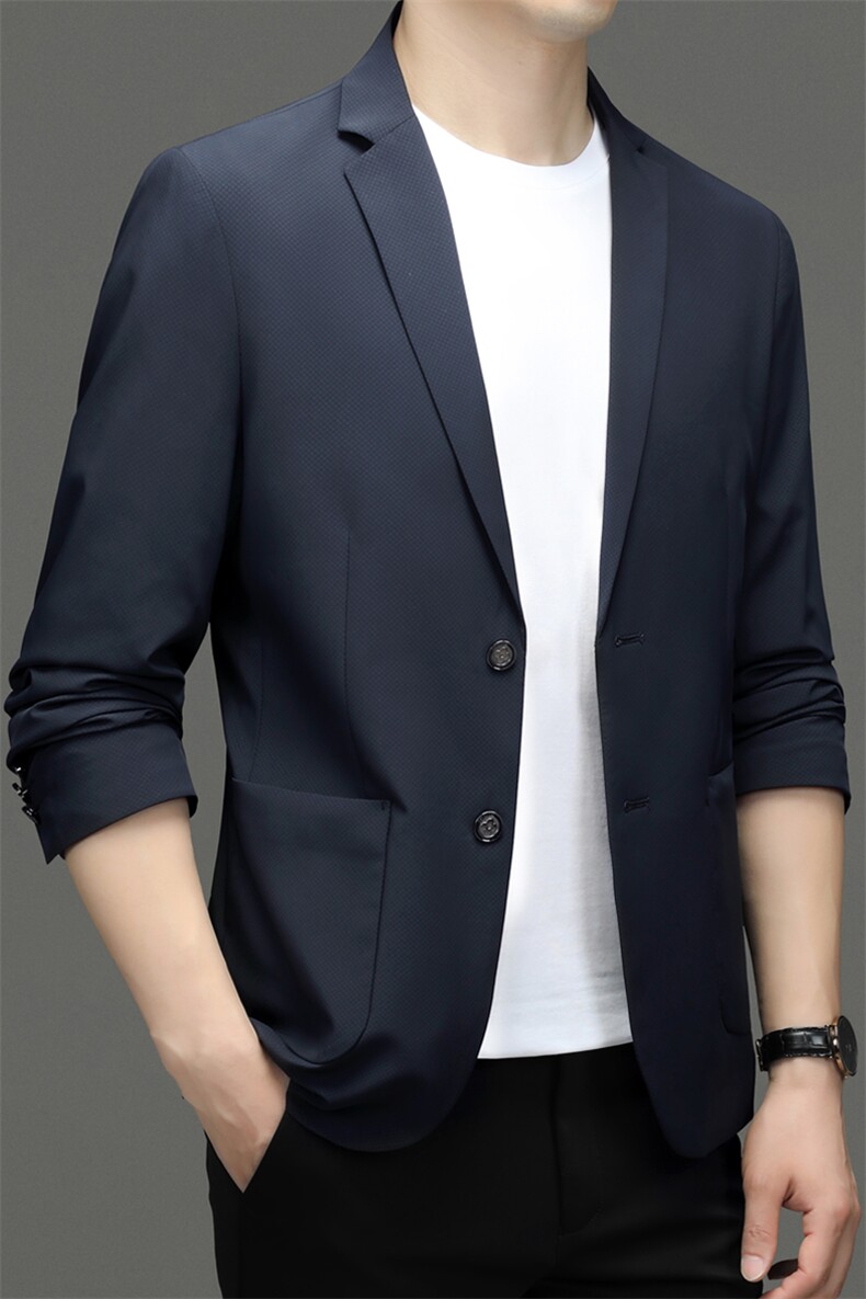 6018-102春秋款男士西服外套薄款商务休闲男装P185,男装西服,电商B360