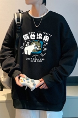 8XL圆领卫衣男超大码胖子肥佬大号长袖t恤S6403-P28，男装卫衣，电商A040