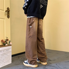 现货秋冬季美式高街休闲工装牛仔裤男潮牌直筒长裤K5044-P45，男装牛仔裤，星座512-2
