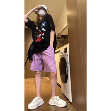 男士短裤夏季新款外穿宽松五分运动裤男潮流休闲裤潮流XDK05，男装牛仔裤，星座208-5