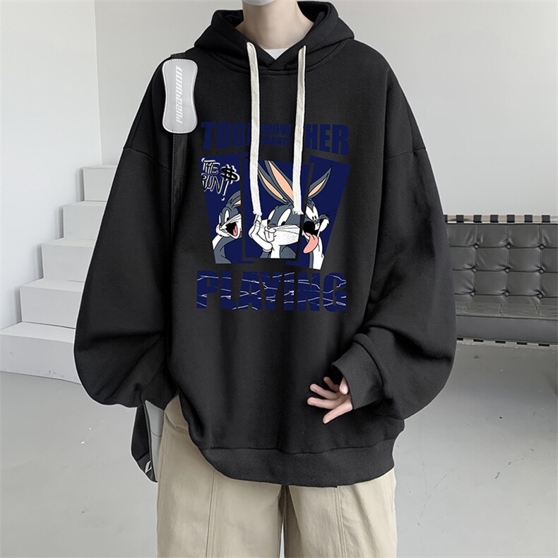 连帽卫衣男大码运动服帽衫外套WY2234-P35加绒款-P40,男装卫衣,电商A040