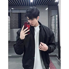 cleanfit立领飞行员夹克男款春秋冬美式复古三防廓形短款工装外套，男装夹克，星座506A