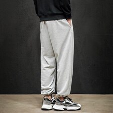 2021秋马切达日系大码男卫裤束脚抽绳印花九分休闲裤K2063-P38，男装休闲裤，电商A001