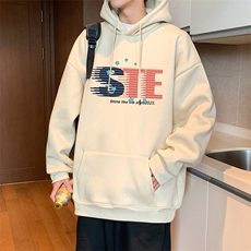 CM119卫衣男秋冬新款休闲美式外套ins宽松重磅纯棉大码长袖帽衫，女装短外套，星座304A